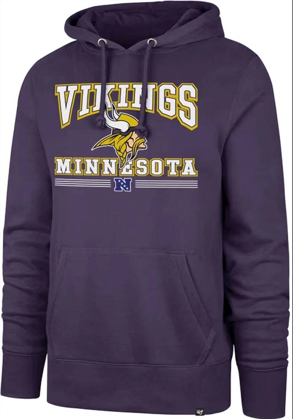 NEW ’47 men's minnesota vikings packed house headline hoodie in jet black